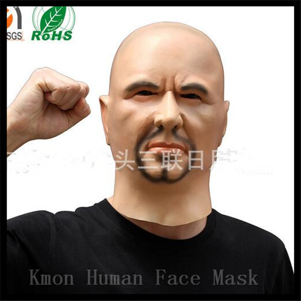 Maschera Realistica Uomo Vecchio Maschio Travestimento Halloween Fancy Dress Bruiser Bouncer Lattice