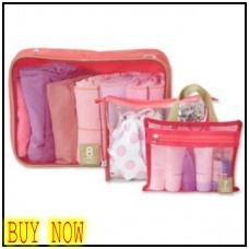 Portable-Travel-Kit-Red-Packing-set-clothes-organiser-cosmetics-Handle-Mesh-Pouch-transparent-Underwear-Zipper-Storage_conew1