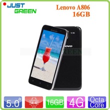 5 inch Lenovo A806 A8 4G LTE Phone MTK6592 Octa Core 1.7GHz 2G RAM 16GB ROM 5.0MP+13.0MP Dual Camera Android 4.4 Cell Phones