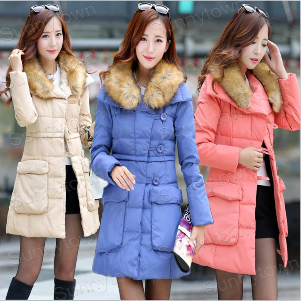 grosir fashion baru 2014 mantel jaket musim dingin wanita menebal kerah bulu bebek putih turun grosir fashion baru 2014 mantel jaket musim dingin wanita menebal kerah bulu bebek putih turun