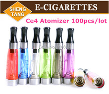 1.6ml CE4 atomizer newest ce4 cartomizer ce4 cartomizer for ecig ego t,ego w e-cigarette atomizer for all ego series 100pcs/lot