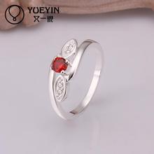 2014 NEW 925 Silver rings ruby Simulated Diamonds Fashion Austrian Crystal Acessories Vintage Jewellery
