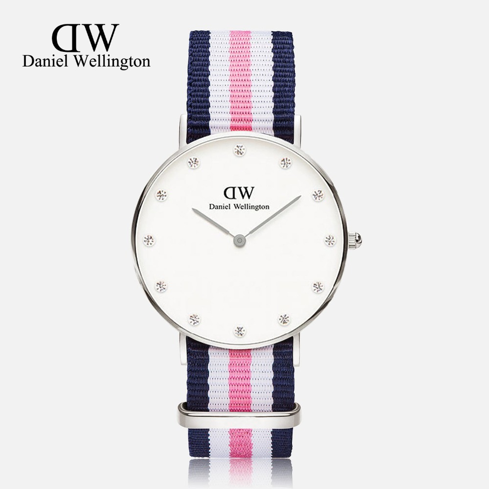 2015 New Top Brand Luxury Daniel Wellington DW Watches Men Nylon Strap Quartz Wristwatch women Clock
