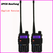 2pcs 10 Km Walkie Talkie pair Two 2 Way Radio CB Car Radio Station For Police Equipment Bao Feng VHF UHF Dual Band Baofeng UV 5r