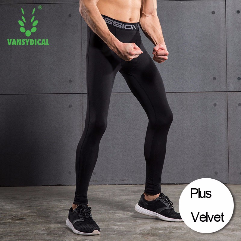 Sports Men Compression Wear Under Base Layer Long Pants Athletic Gym Running&Yog 