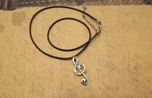 2014 new fashion jewelry necklaces handmade music pendant vintage choker necklaces for women men jewelry