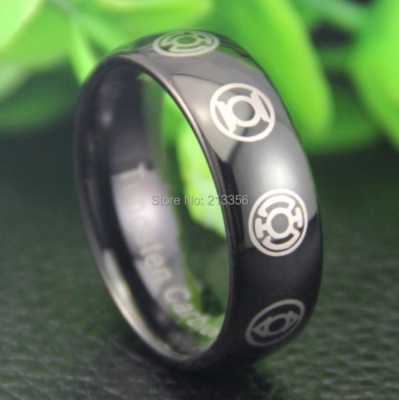 Black lantern wedding ring
