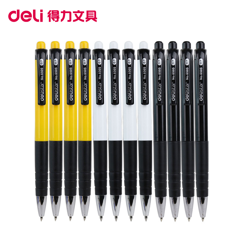 DELI 6505 Ballpoint Pen 0.7 MM Ballpoint Pen Blue Ink Ballpoint Pen 36PCS