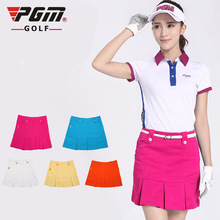 freeshipping PGM Ladies golf skirts Korean sports short skirt clothing summer woman girls kilt skirt wholesale Golf philabeg