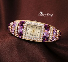 Fashion&Casual Luxury Crystal Watch Women Quartz Watches Flower Bracelet Female Wristwatch Relogio Feminino Female Clock