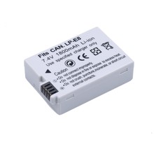 Rechargeable 7.4V 1800mAh LP-E8 LP E8 Li-ion Batteriy Pack For Canon 550D 600D 650D 700D DSLR Digital Cameras