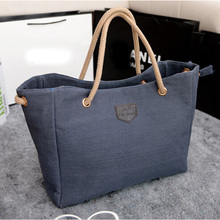 New Design Canvas HandBags Beach Bags Shoulder Bag Shopping Bags Large Volume Casual Fashion bags Women Girls