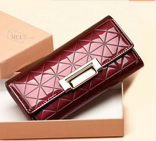New 2014 Women Wallets Women’s Purse Long Design Brand Wallet Change Purses Trave Folding Ladies’ Wallets Clutch Purses A008