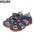NEW Summer Sandals Boys Girls Shoes Children Anti Slippery Baotou Sandals Baby Toddler Hook Loop Sports