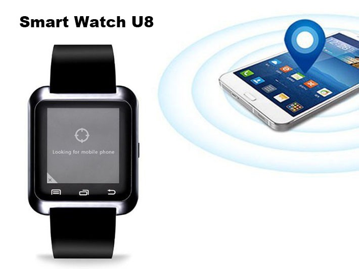 U8 Bluetooth Smart Wrist Watch Phone Mate For Android IOS Iphone Samsung LG Sony Huawei xiaomi