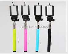 wholesale 100pcs/lot Self Portrait Selfie Stick photo Handheld Monopod Camera Phone Multi-Color