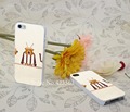 Robothood Style Hard White Phone Cover Cases for iPhone 5 5s 4 4s 5c 6 6s