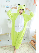Adult Cosplay Costume Frog Onesie Pajama For Halloween Carnival Masquerade Party