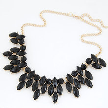 Summer Style Collares Mujer Statement Necklaces Pendants Imitated Gemstone Jewelry Collier Femme for Women Accessories 2015