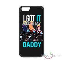 For iphone 4/4s 5/5s 5c SE 6/6s plus ipod touch 4/5/6 back skins mobile cellphone cases cover Naruto Boruto Yondaime