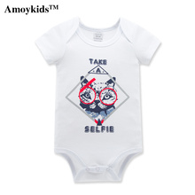 Amoykids High Quality Long Sleeved Thick Cotton Baby Clothing Newborn Baby Boys And Girls Jumpsuit Costume