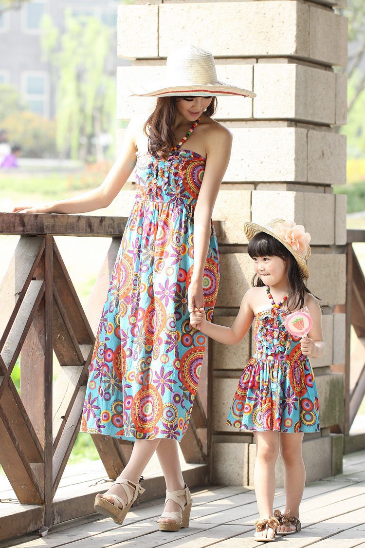 mom and daughter dress (3)