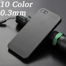 1 шт. ультра-тонких 0.3 мм крышка чехол для Apple , iPhone 4 4S 5 5S чехол для iPhone Moblie телефон защиты оболочки — п . п .