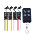 4PCS 433 92mhz 3 7v 4 5v 5v 6v 9v 12V Wide Voltage Micro Receiver Switch