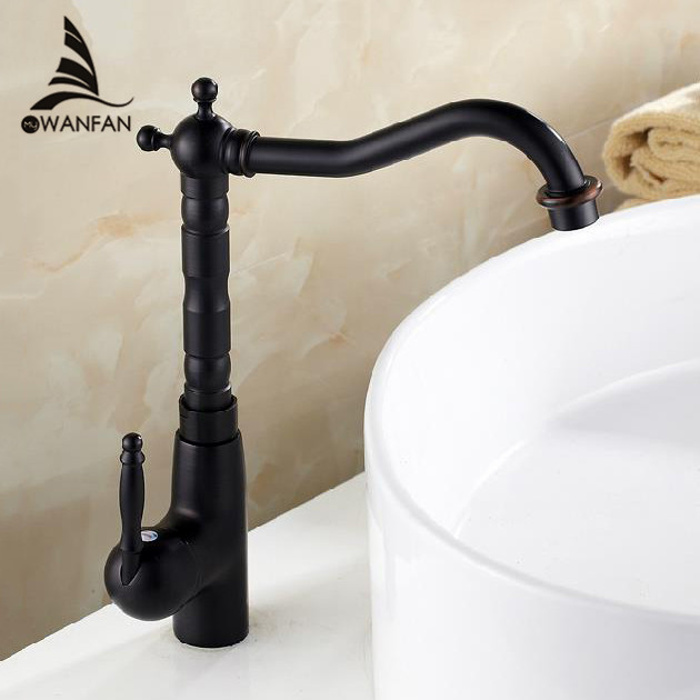 Free Shipping Wholesale And Retail Retro Black Bathroom Faucet Single Handle Deck Mounted Kitchen Vessel Sink Faucet AST1305 Free Shipping Wholesale And Retail Retro Black Bathroom Faucet Single Handle Deck Mounted Kitchen Vessel Sink Faucet AST1305