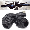 2x Black CNC 1 Motorcycle 25mm Handlebar Switches Control Horn Turn Light On Off Switch For