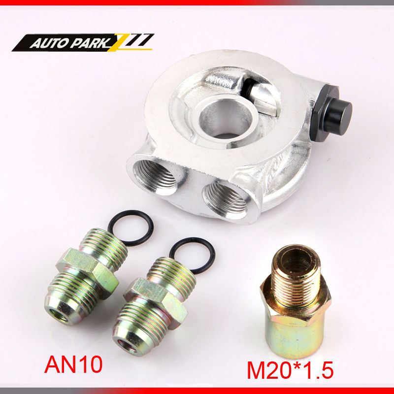 AN10 universal Oil Cooler thermostat plate,oil sandwich plate, m20x1.5 oil filter adapter