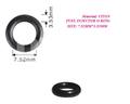 Free shipping Universal Fuel Injector O Ring for directly sale size 7 52mm 3 53mm