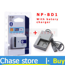 Np-bd1 np-жд1 батарея + зарядное устройство для Sony тип D CyberShot DSC-T500 T700 T77 T90