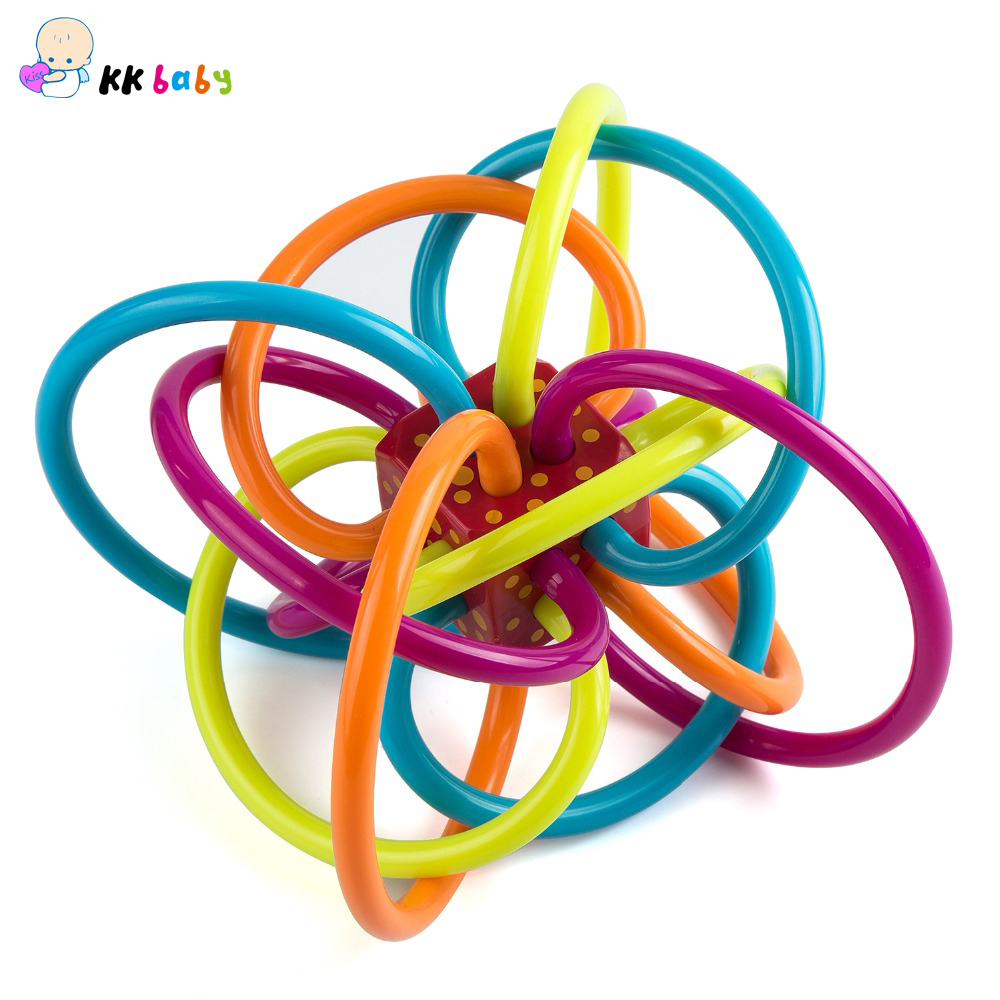 High Quality 3 24 months font b Baby b font Teether Pacifier Toy PVC Free BPA