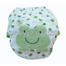 NEW Baby Washable nappies Children Reusable Underwear 100 Cotton Breathable Diaper TPU Nappy Cover free shipping
