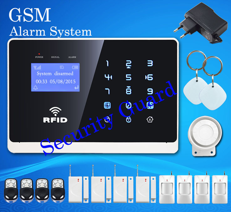 Free Shipping Wireless GSM Alarm System with LCD S...