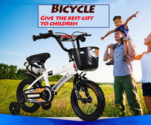 2014 new 18 inch matel frame children bicycle kids bike contains auxiliary wheel 3 colors  Free shipping Cycling Mountain Bike