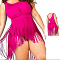 Fashion women swimwear one pieces Swimsuit with ruffle bathing suit black swimwear plus size swimwear