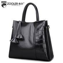 Women Brand Genuine Leather Handbag Alligator Large Female Classic Shoulder Bag Ladies European Luxury Vintage Casual