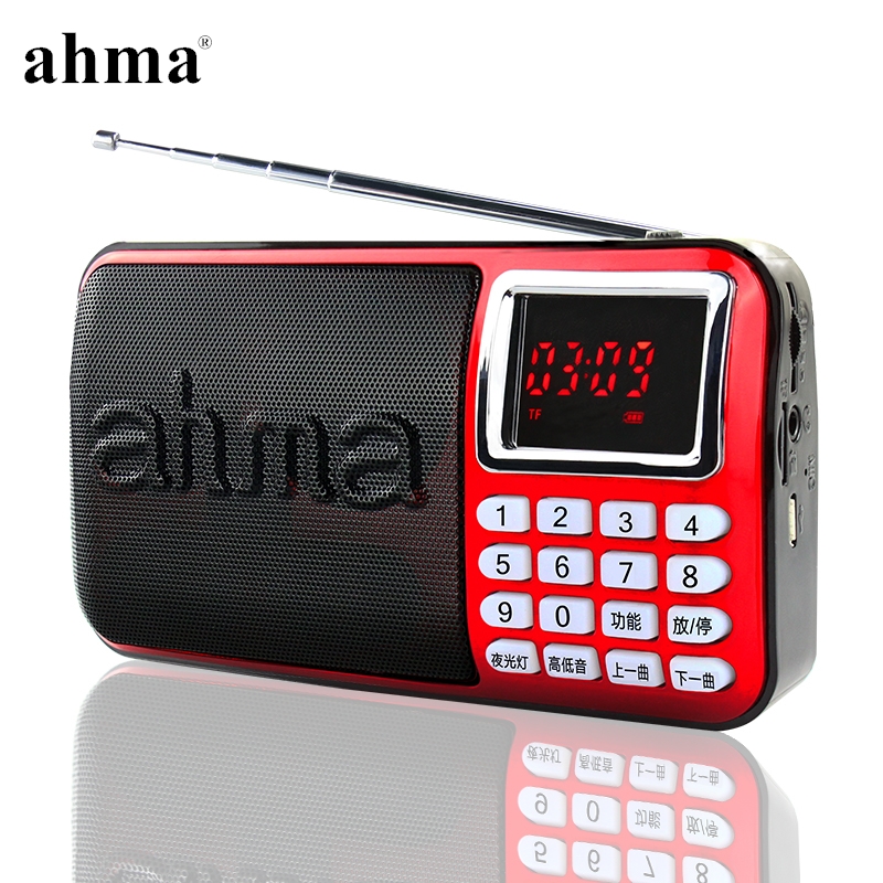 ahma 138 Mini Radio FM Portable Stereo Rechargeable