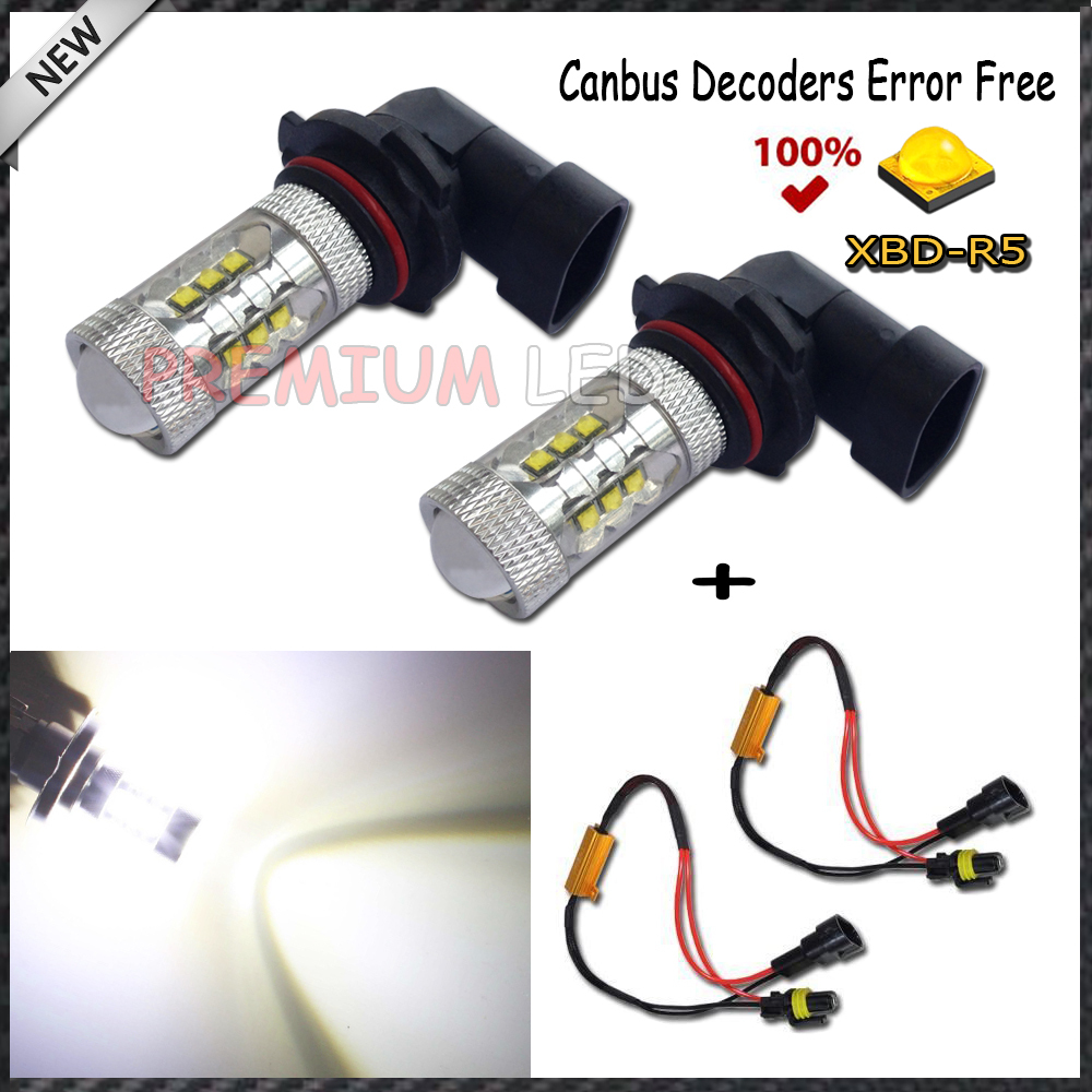 2 . / lot  Canbus HID  80 W 16 100% CREE 9006   +         