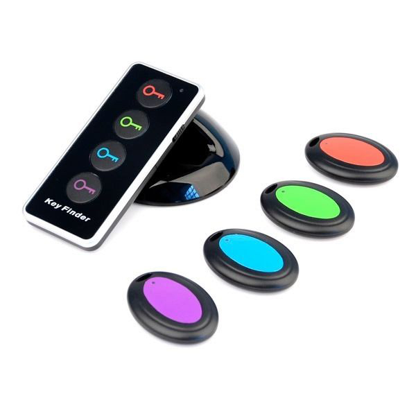 4-in-1 Wireless Radio Electronic Electronic Key Finder (Black)