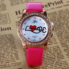 2015 nueva moda ginebra casual mujer relojes de vestir para mujer reloj de cuarzo de oro regalo de la muchacha del relogio feminino