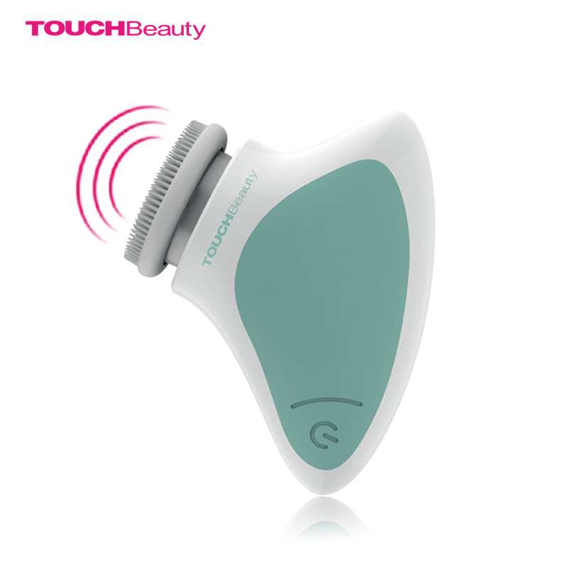 Electric Facial Cleanser Scrubber with sonic vibration adapted portable volume global brand TOUCHBeauty cleanser