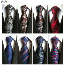 2016 vintage mens fashion tie polyester silk necktie dress business gravata men ties plaid stripes casual suit with tie A000