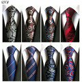 2016 vintage mens fashion tie polyester silk necktie dress business gravata men ties plaid stripes casual