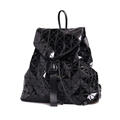 2016 Trend New Edgy Geometic Patchwork Daypack Foldable Backpack Women Fashion Rhombic Plaid Waterproof Backpack Lady