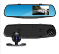 CAR DVR Blue mirror mirror driving recorder dual lens HD night vision car backing image Car