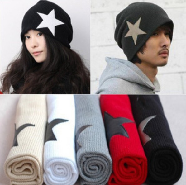2015 Hot Sale Unisex Men s Crochet Star Beanie Hat Skull Cap Ski Knit Winter Women