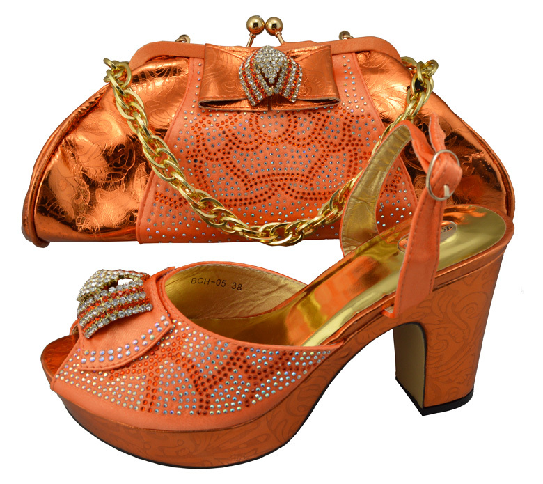 chaussures orange mariage